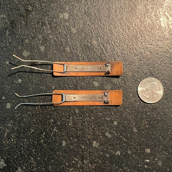 Two Vintage Copper Barrettes - Picture 3 of 7